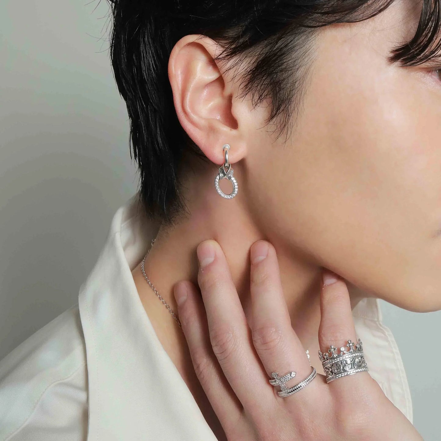 《Pierced earrings》Butterfly Shine(Luxe)