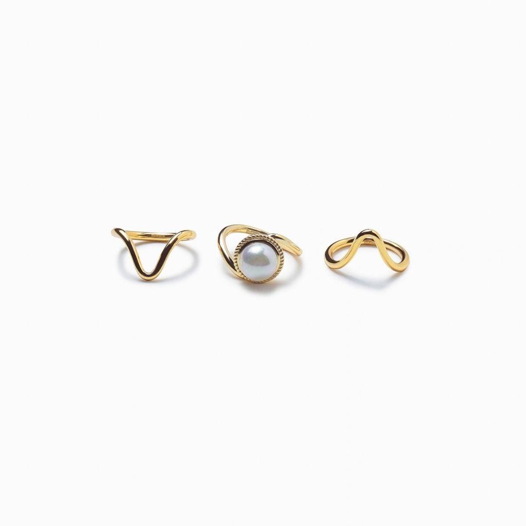《Triple ring》Pearl Trinity（Casual）