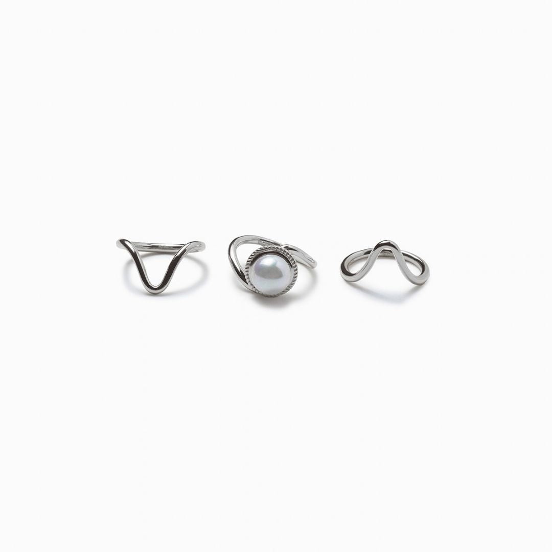 《Triple ring》Pearl Trinity（Luxe）