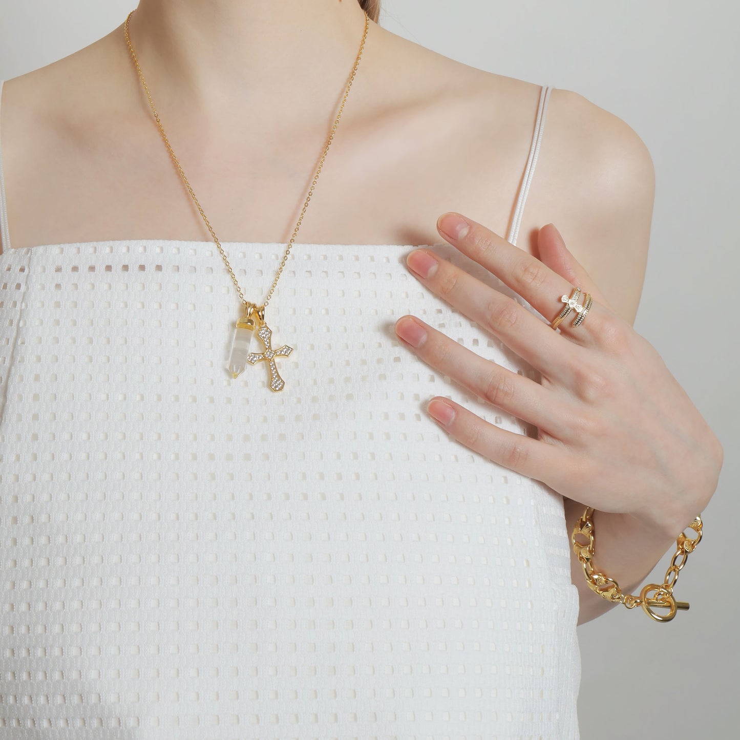 《Selected Set》Necklace ＆Ear Items Set（Luxe）