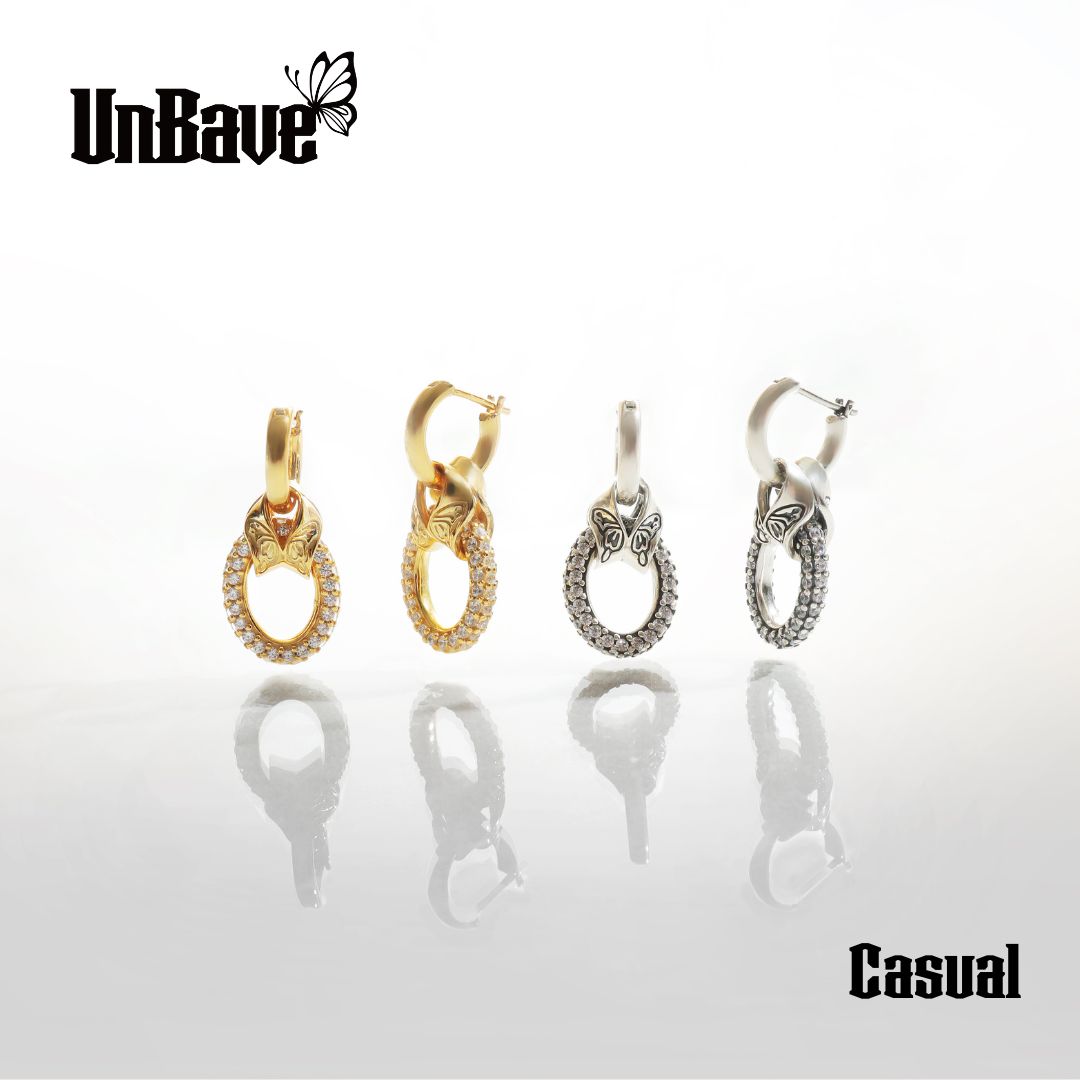 《Pierced earrings》Butterfly Shine（Casual）