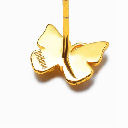 《Pierced earrings》Butterfly Pearl Kiss（Luxe）