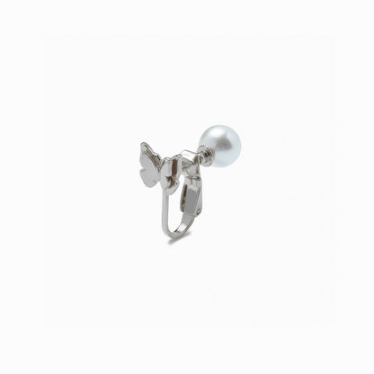 《Clip-on earrings》Butterfly Pearl Kiss（Casual）