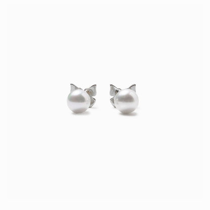 《Pierced earrings》Butterfly Pearl Kiss（Casual）