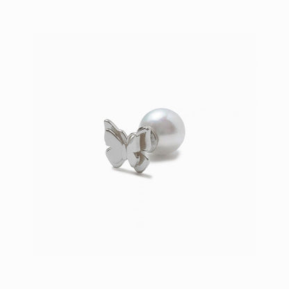 《Pierced earrings》Butterfly Pearl Kiss（Casual）