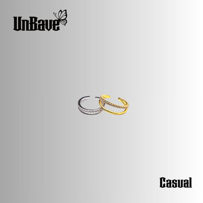 《Ear cuff ring》Cross Line（Casual）