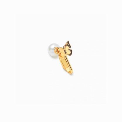 《Clip-on earrings》Butterfly Pearl Kiss（Casual）
