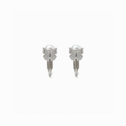 《Clip-on earrings》Butterfly Pearl Kiss（Casual）
