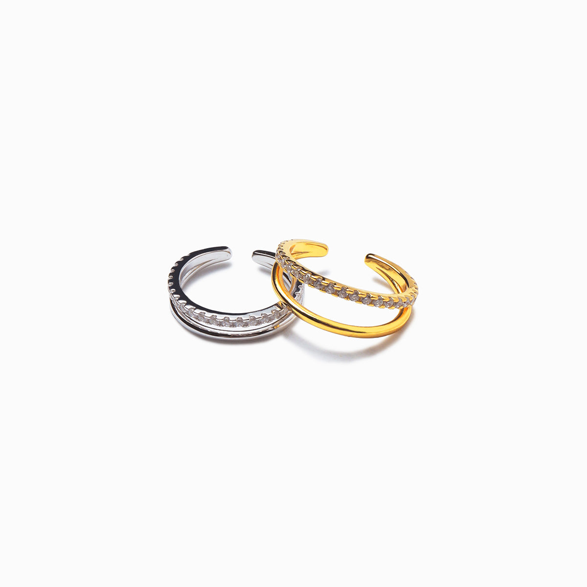 《Ear cuff ring》Cross Line（Casual）