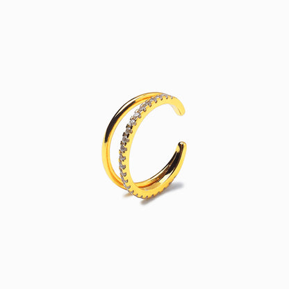 《Ear cuff ring》Cross Line（Casual）