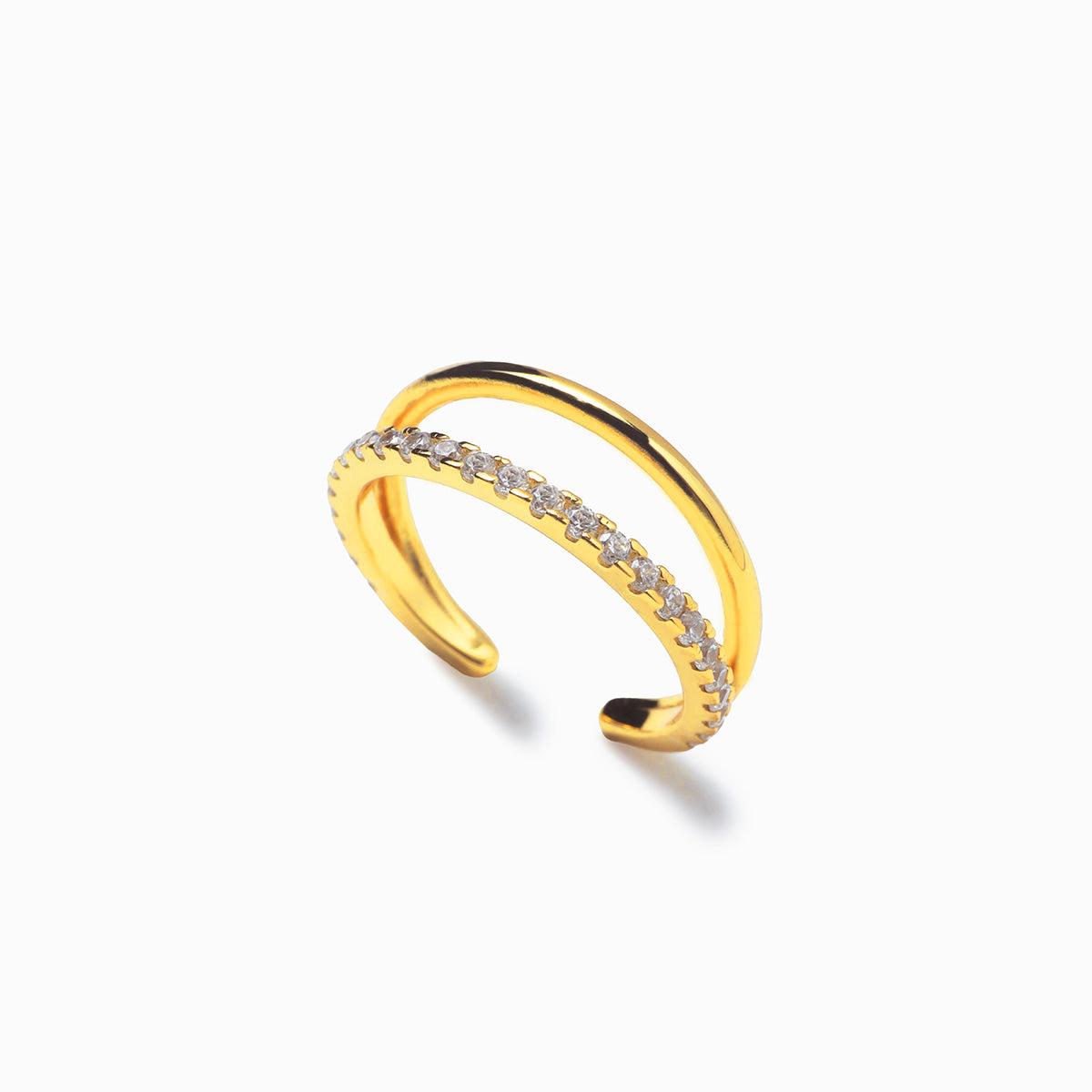 《Ear cuff ring》Cross Line（Casual）