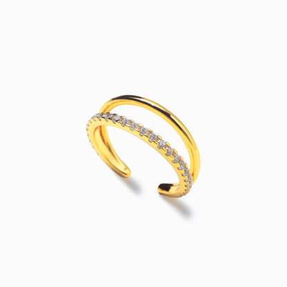 《Ear cuff ring》Cross Line（Casual）