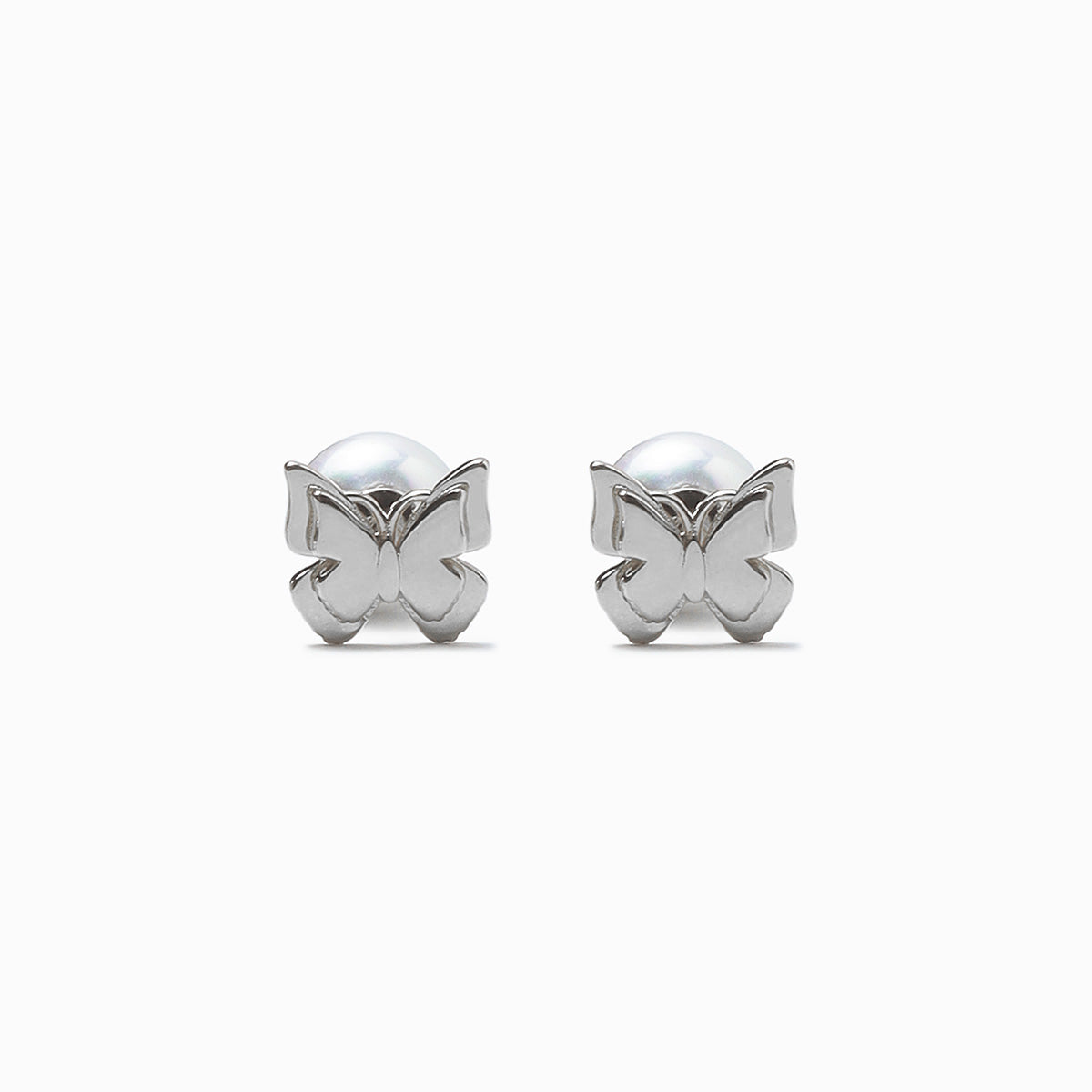 《Pierced earrings》Butterfly Pearl Kiss（Luxe）