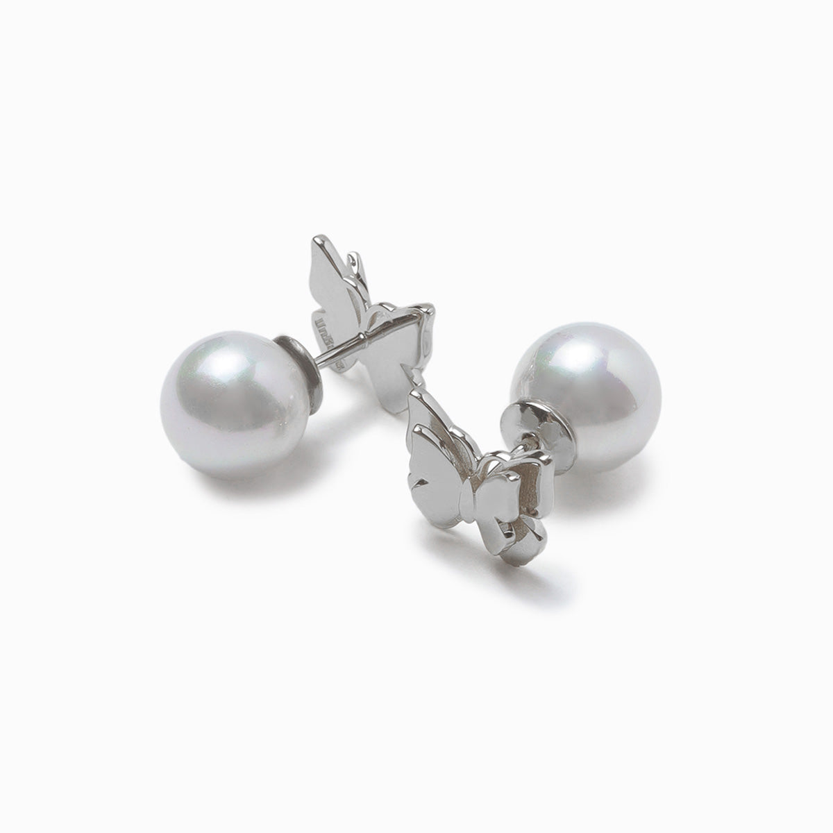《Pierced earrings》Butterfly Pearl Kiss（Luxe）