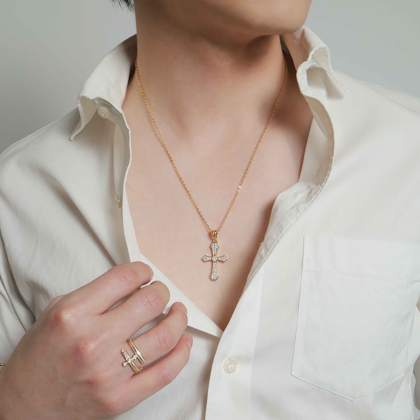 《Ring》Snake Cross（Luxe）