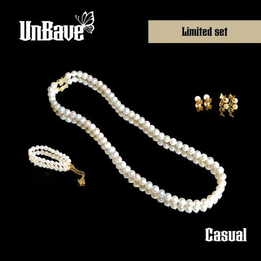 《Limited set》Butterfly Pearl Trio Set（Casual）