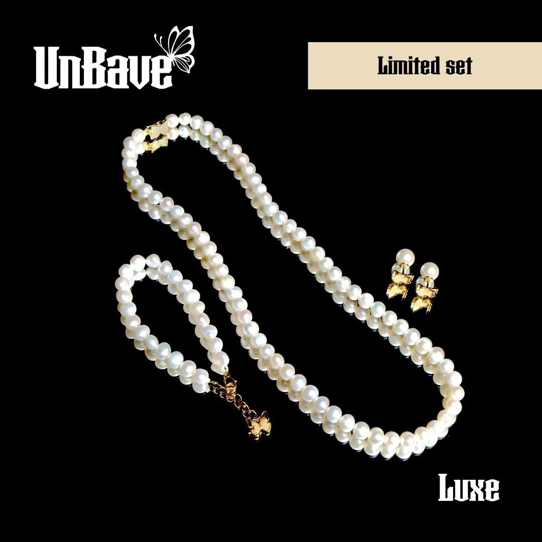 《Limited set》Butterfly Pearl Trio Set（Luxe）