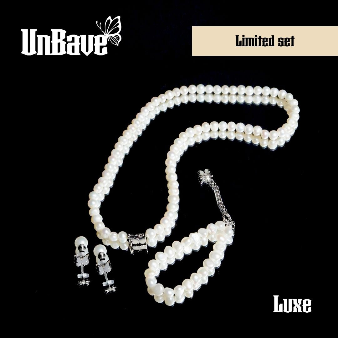 《Limited set》Butterfly Pearl Trio Set（Luxe）