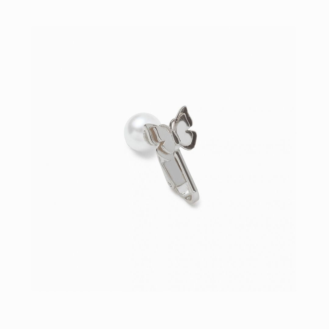 《Clip-on earrings》Butterfly Pearl Kiss（Luxe）