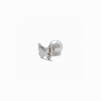 《Pierced earrings》Butterfly Pearl Kiss（Luxe）
