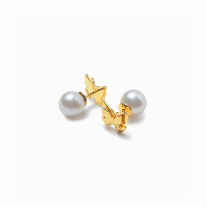 《Pierced earrings》Butterfly Pearl Kiss（Luxe）