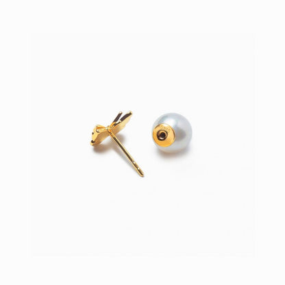 《Pierced earrings》Butterfly Pearl Kiss（Luxe）