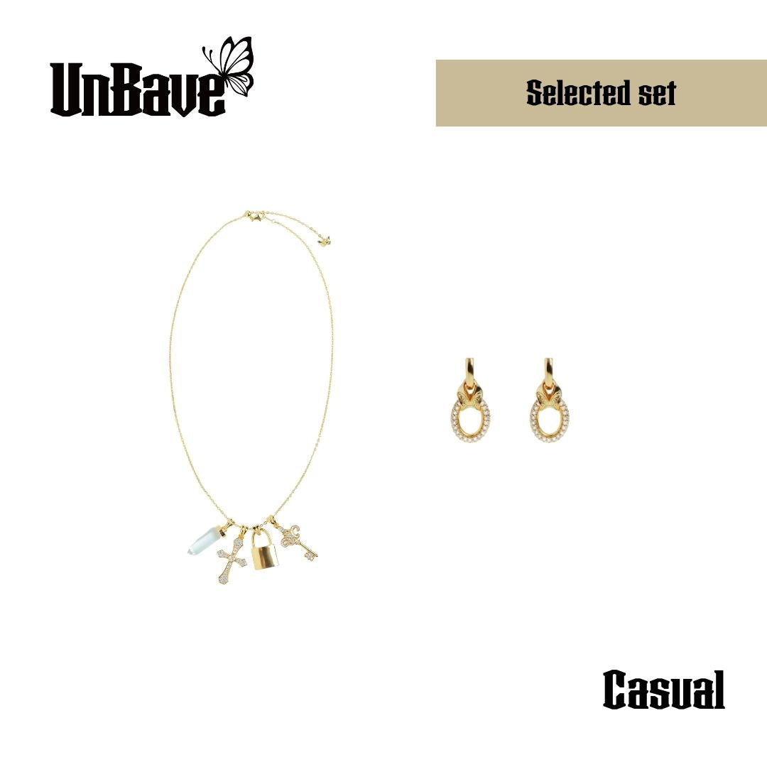 《Selected Set》Necklace ＆Ear Items Set（Casual）