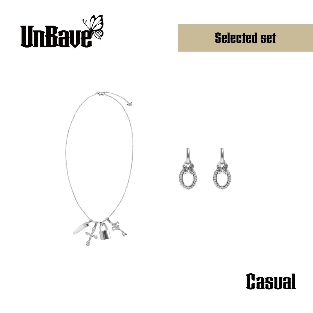 《Selected Set》Necklace ＆Ear Items Set（Casual）
