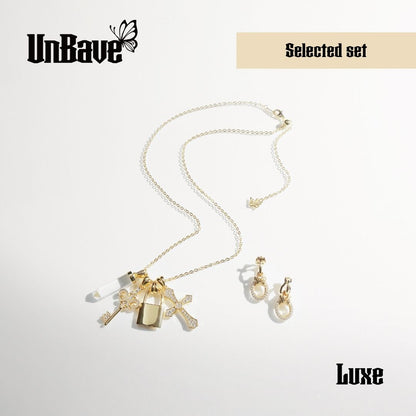 《Selected Set》Necklace ＆Ear Items Set（Luxe）