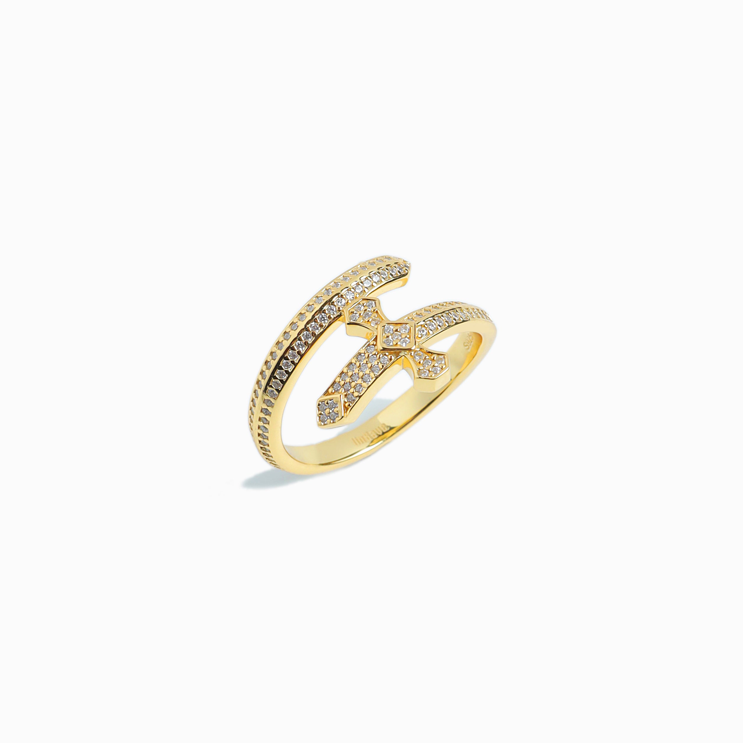 Ring》Snake Cross（Luxe） – UnBave